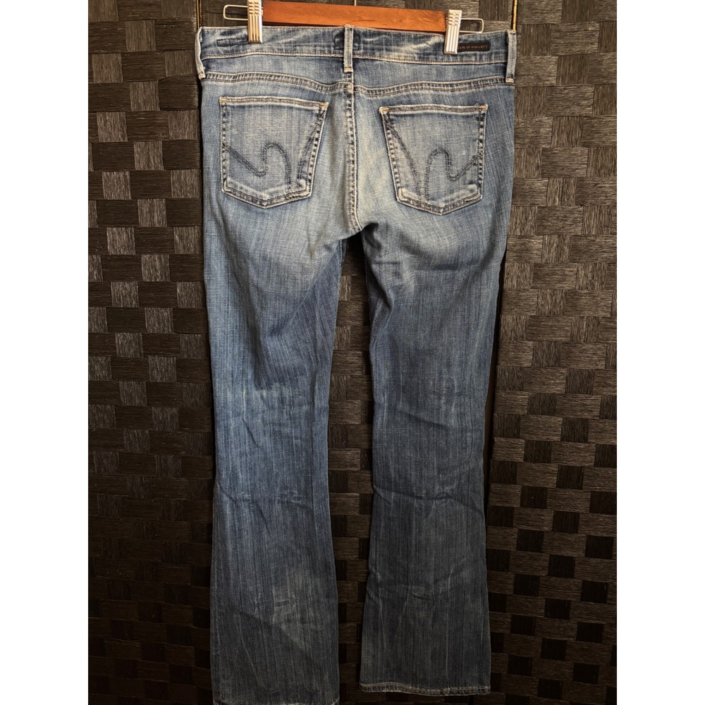 Citizens of Humanity Jeans Womens 28 Blue Excellent Low Rise Flare Denim - Picture 7 of 13